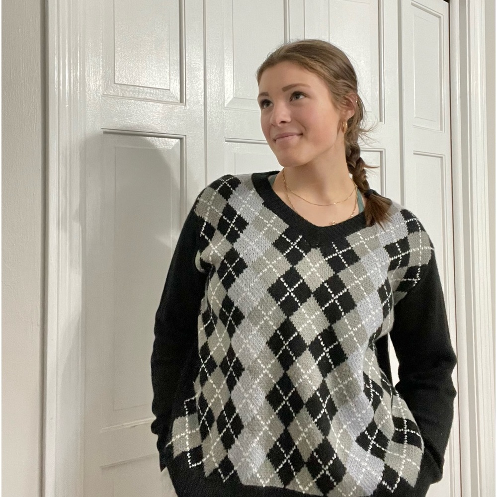 Argyle sweater